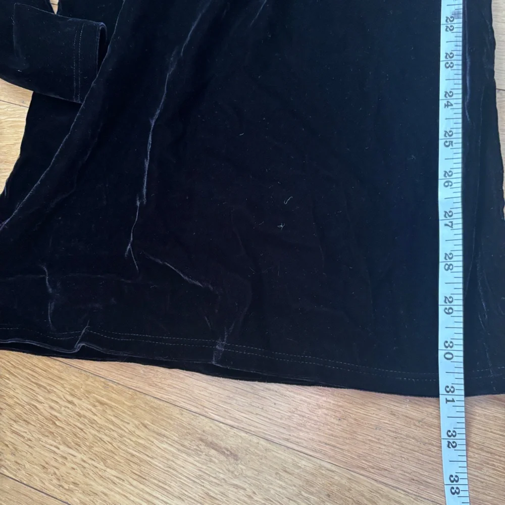 New With Tags Sezane Black Velvet Djoy Dress Dress - Size 34 - Picture 8 of 10